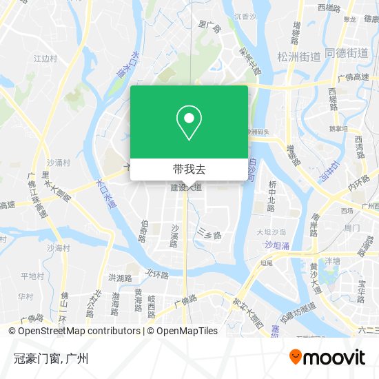 冠豪门窗地图