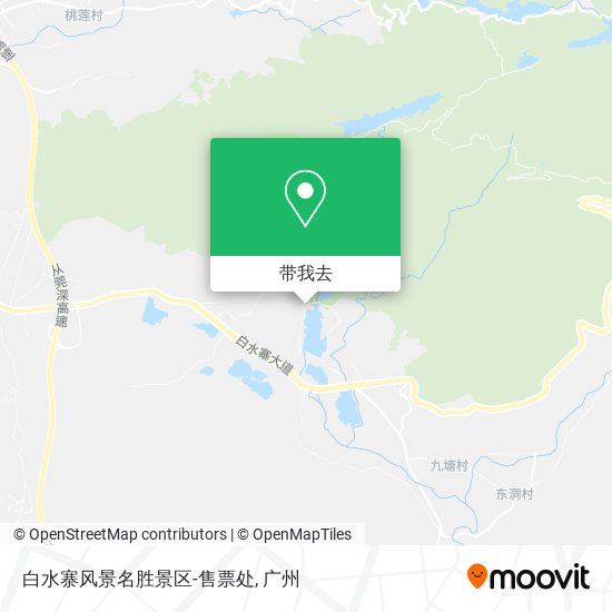 白水寨风景名胜景区-售票处地图