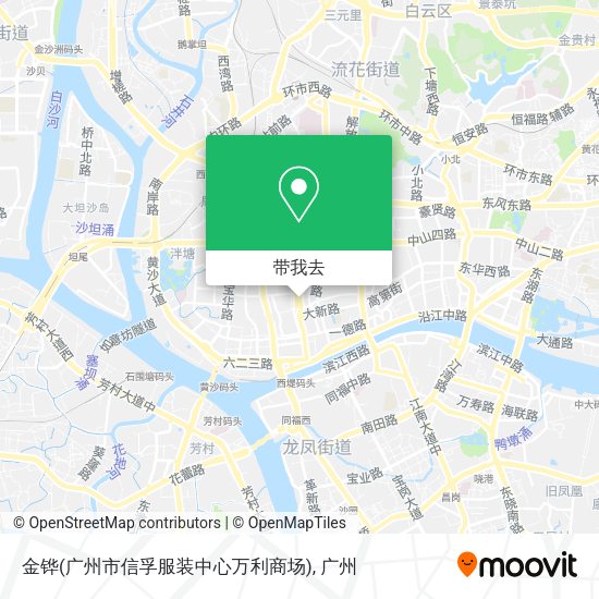 金铧(广州市信孚服装中心万利商场)地图
