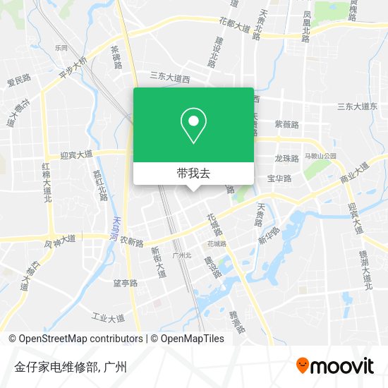 金仔家电维修部地图