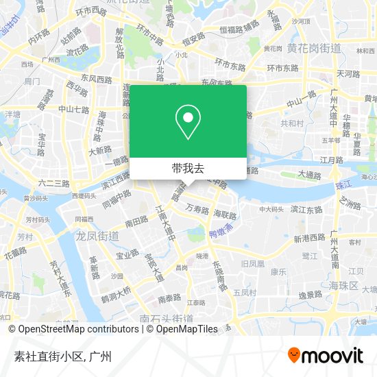 素社直街小区地图