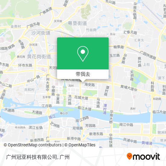 广州冠亚科技有限公司地图