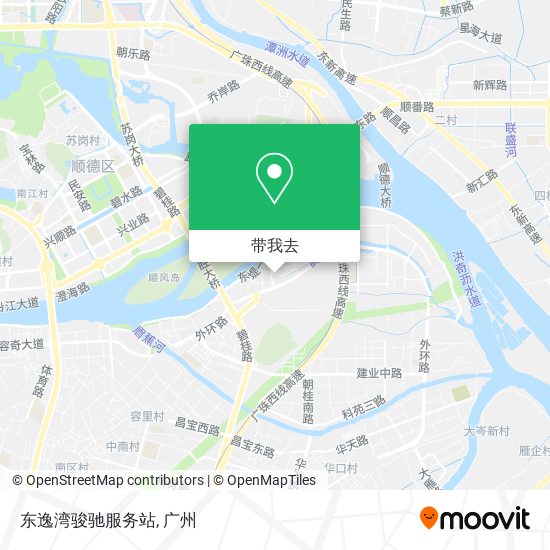 东逸湾骏驰服务站地图
