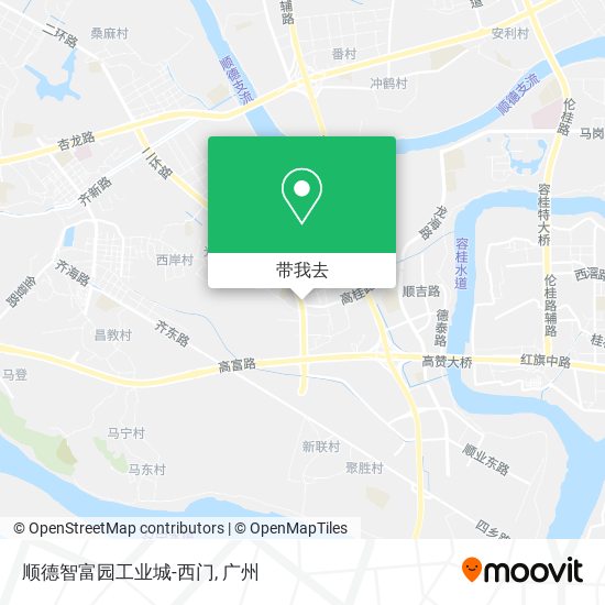 顺德智富园工业城-西门地图