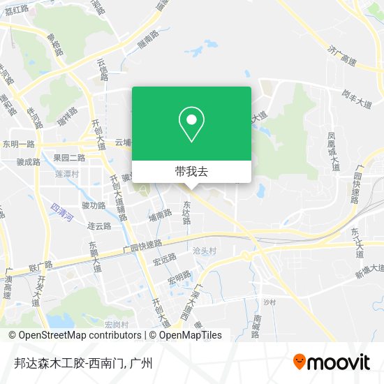 邦达森木工胶-西南门地图