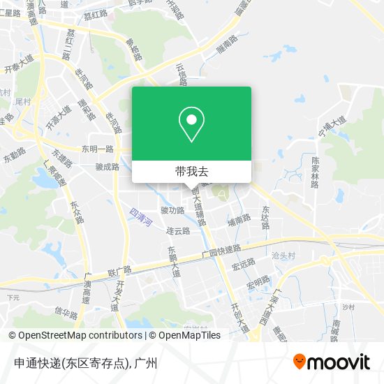 申通快递(东区寄存点)地图