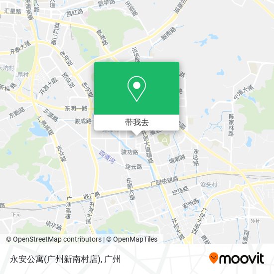 永安公寓(广州新南村店)地图