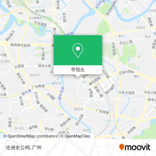 沧洲史公祠地图