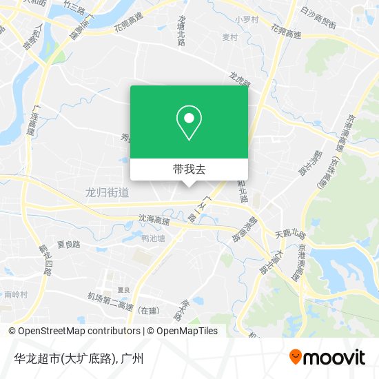 华龙超市(大圹底路)地图