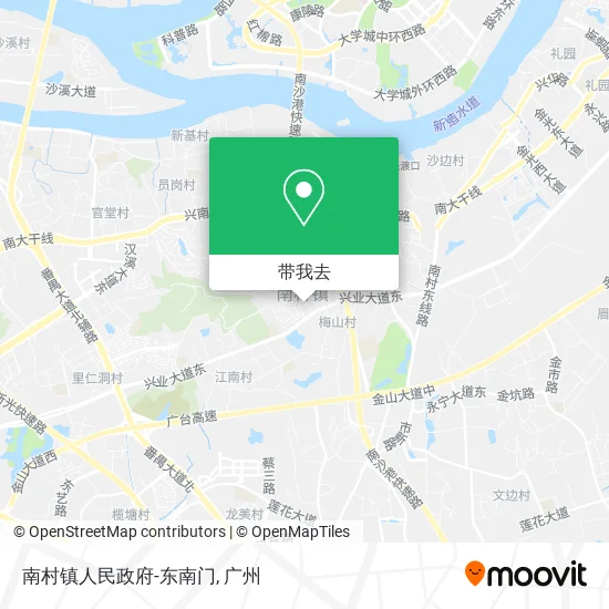 南村镇人民政府-东南门地图