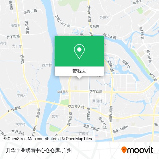 升华企业紫南中心仓仓库地图