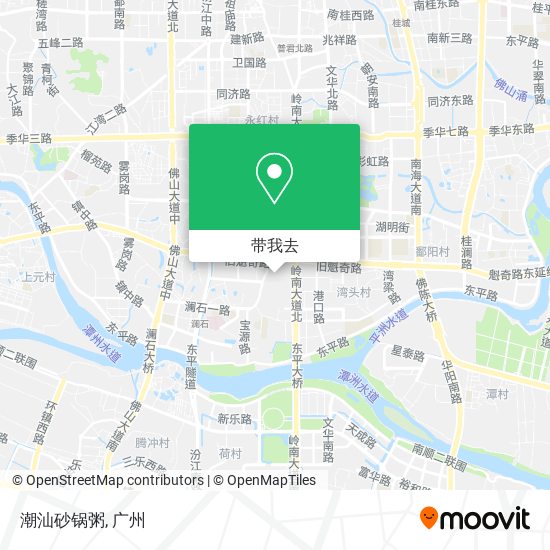潮汕砂锅粥地图