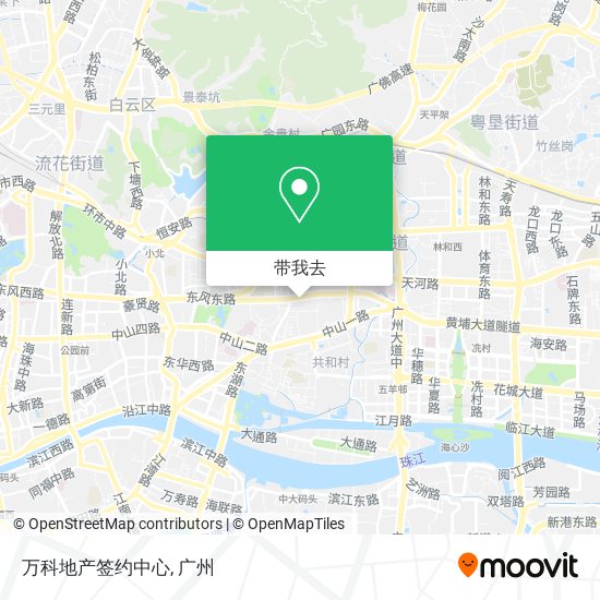 万科地产签约中心地图
