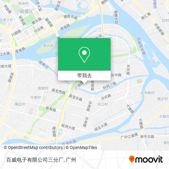 百威电子有限公司三分厂地图