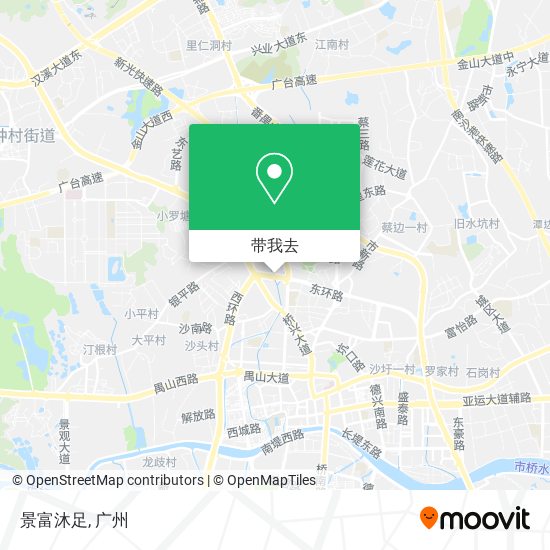 景富沐足地图