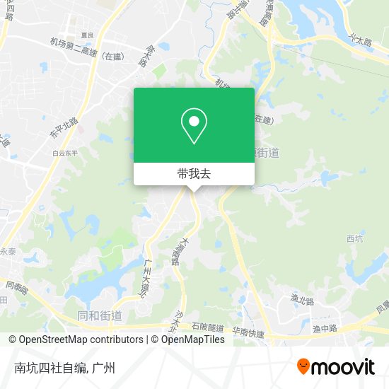 南坑四社自编地图