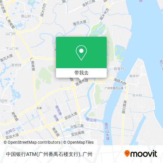 中国银行ATM(广州番禺石楼支行)地图