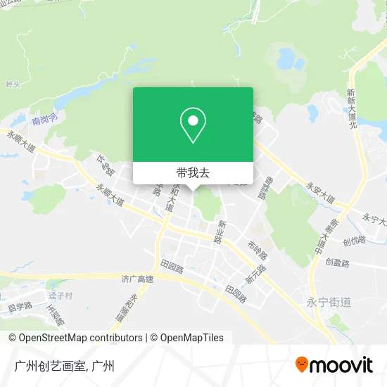 广州创艺画室地图
