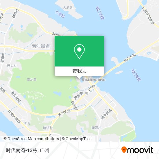 时代南湾-13栋地图