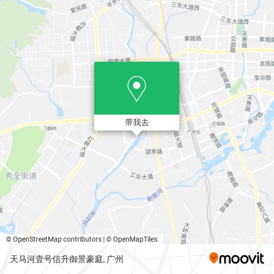 天马河壹号信升御景豪庭地图
