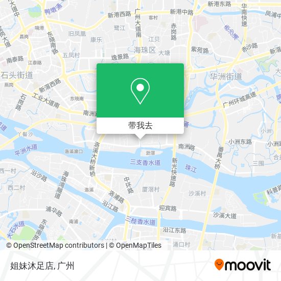 姐妹沐足店地图