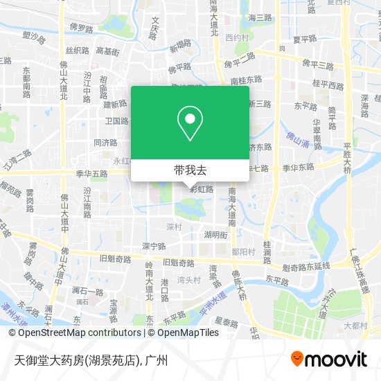 天御堂大药房(湖景苑店)地图