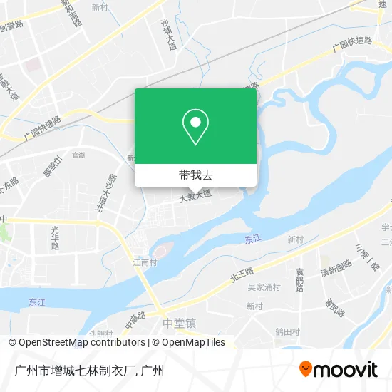 广州市增城七林制衣厂地图