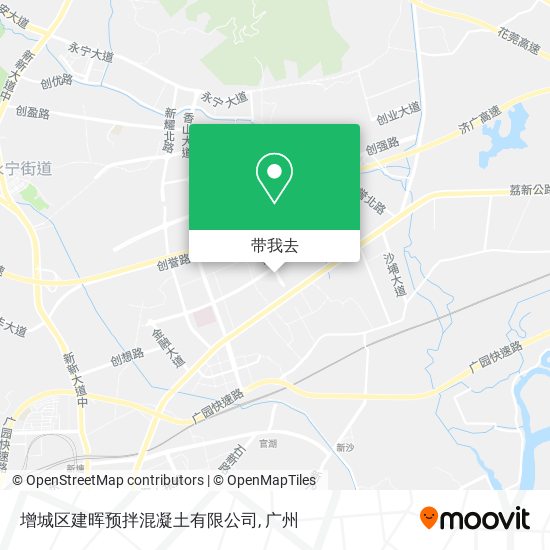 增城区建晖预拌混凝土有限公司地图