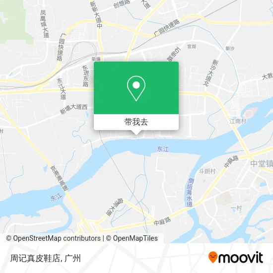 周记真皮鞋店地图