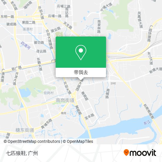 七匹狼鞋地图