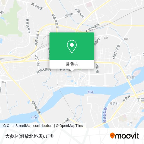 大参林(解放北路店)地图