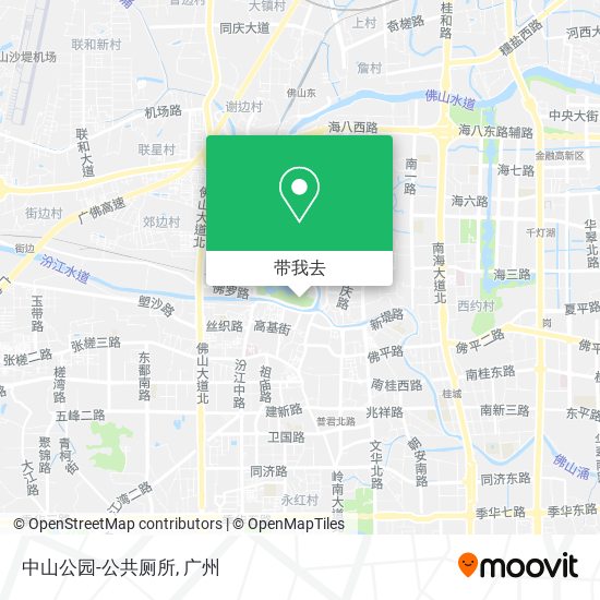 中山公园-公共厕所地图