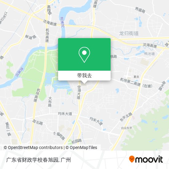 广东省财政学校春旭园地图