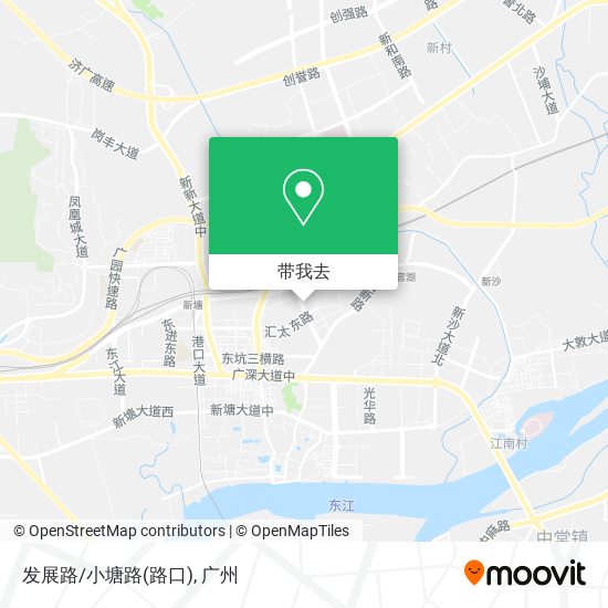 发展路/小塘路(路口)地图