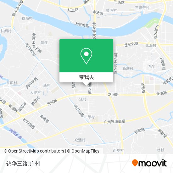 锦华三路地图