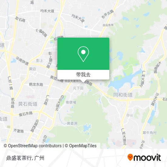 鼎盛茗茶行地图