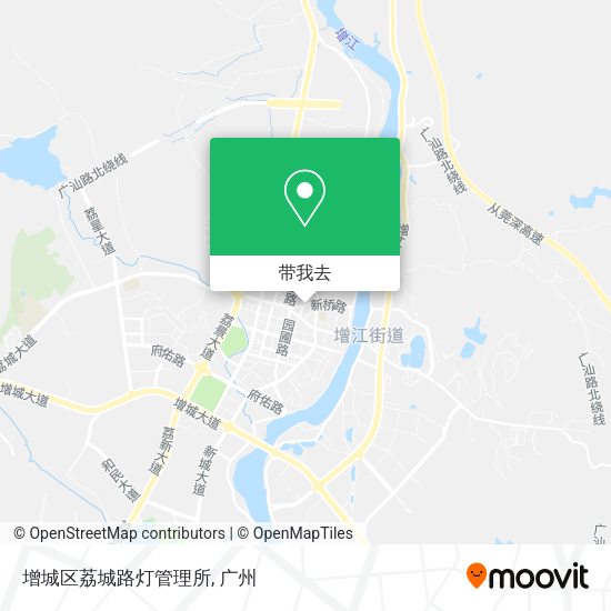 增城区荔城路灯管理所地图
