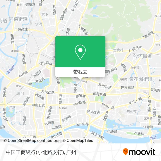 中国工商银行(小北路支行)地图