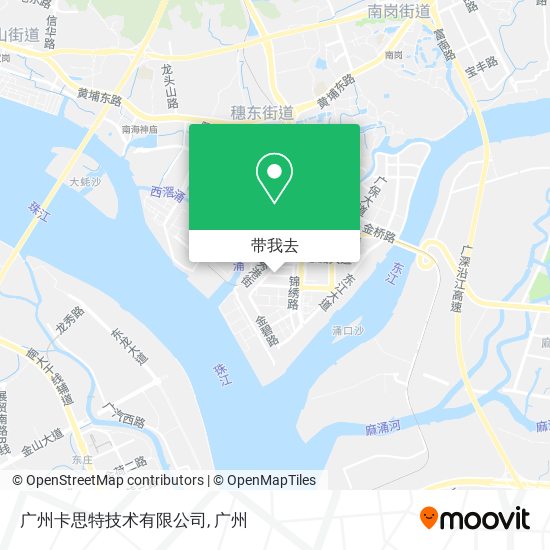 广州卡思特技术有限公司地图