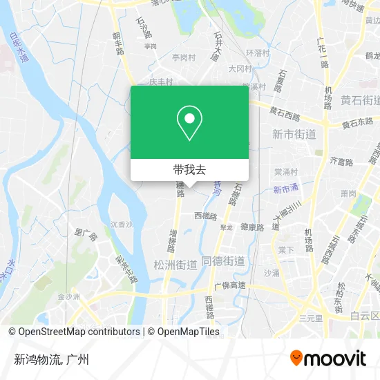 新鸿物流地图