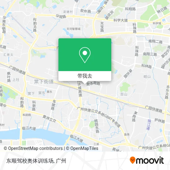 东顺驾校奥体训练场地图
