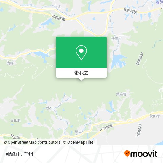 帽峰山地图