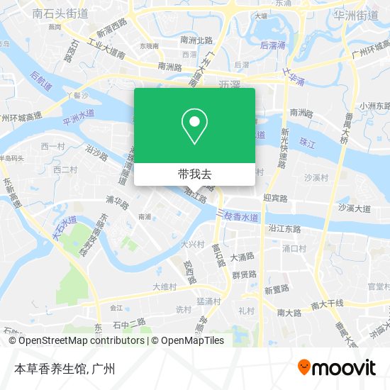 本草香养生馆地图