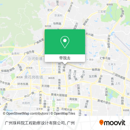 广州珠科院工程勘察设计有限公司地图