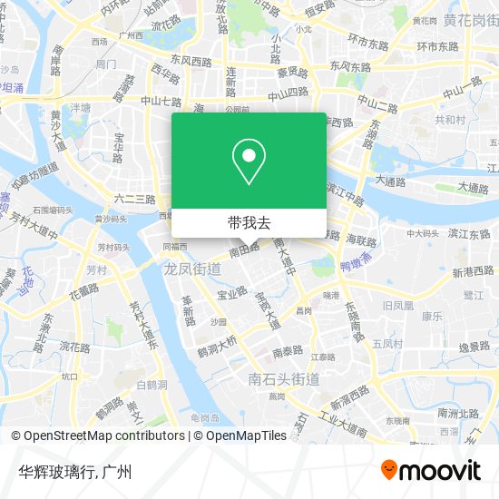 华辉玻璃行地图