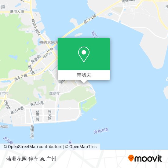 蒲洲花园-停车场地图