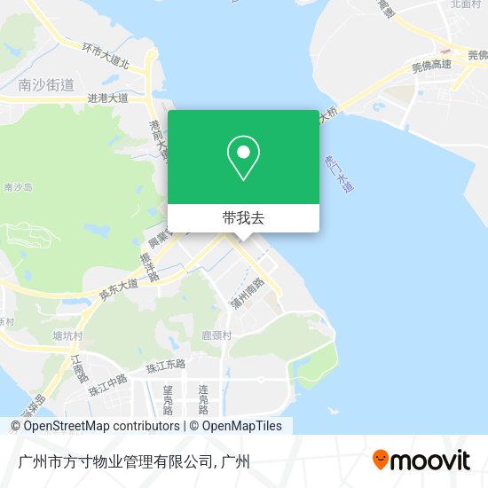 广州市方寸物业管理有限公司地图