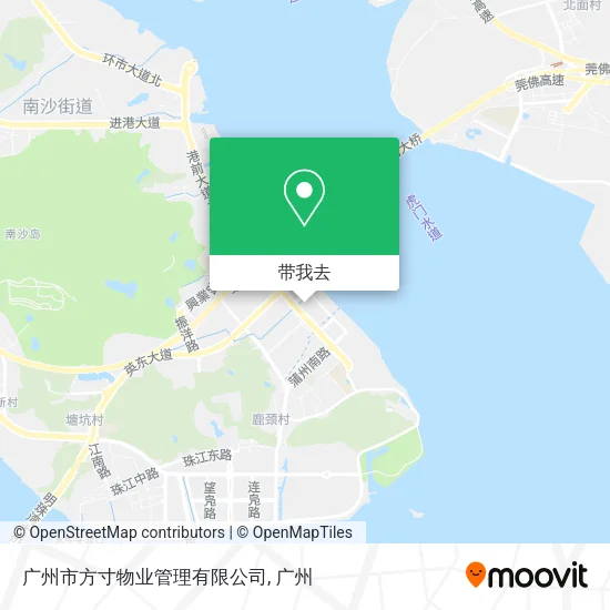 广州市方寸物业管理有限公司地图