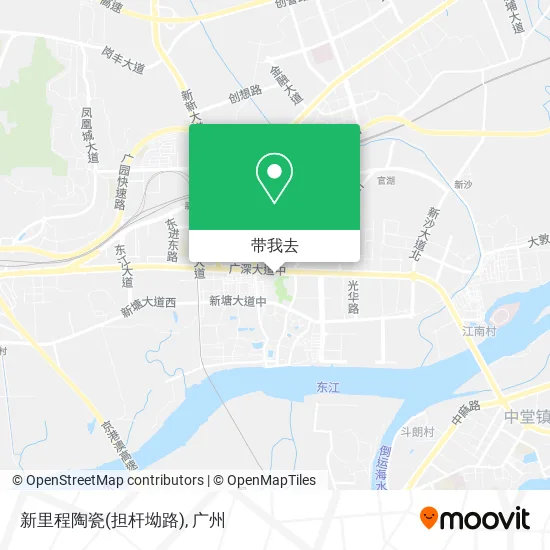 新里程陶瓷(担杆坳路)地图