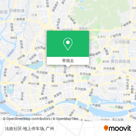 法政社区-地上停车场地图